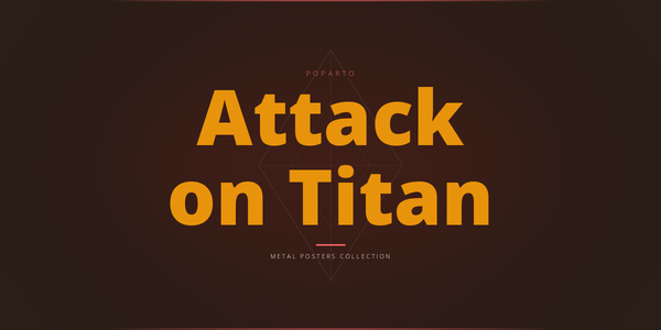 Attack on Titan Metal Posters