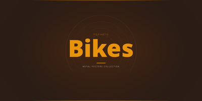 Bikes Metal Posters