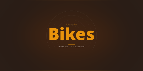 Bikes Metal Posters