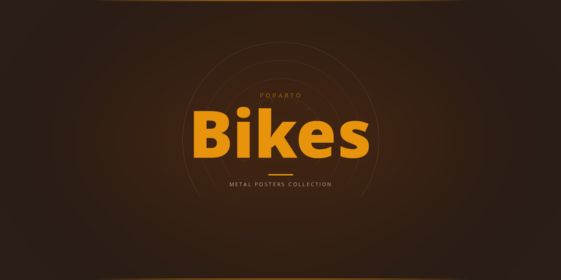 Bikes Metal Posters