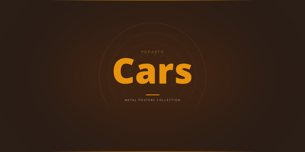 Cars Metal Posters