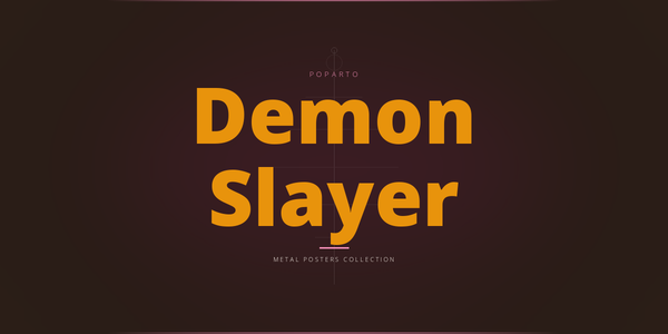 Demon Slayer Metal Posters