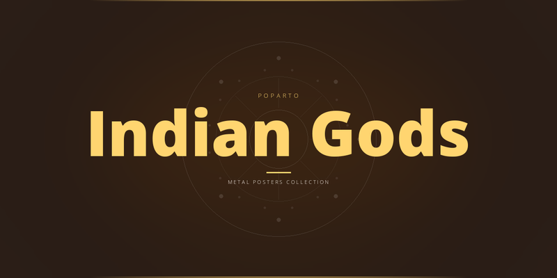 Indian Gods Metal Posters