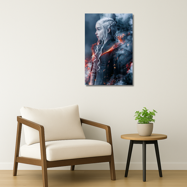 Game of Thrones Metal Poster - Dracarys | TV Series Wall Art India