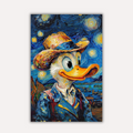 Wildlife Metal Poster - Duckgogh | Animal Wall Art India