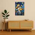 Wildlife Metal Poster - Duckgogh | Animal Wall Art India