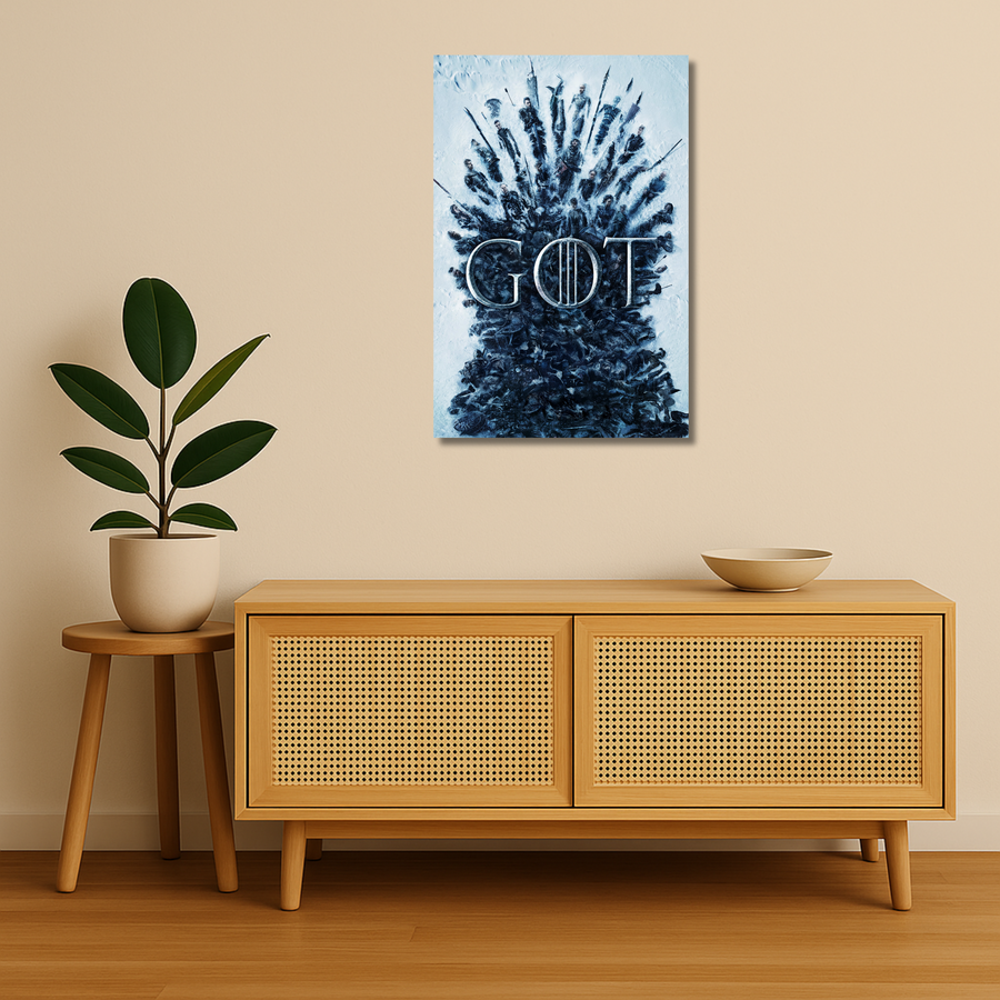 Game of Thrones Metal Poster - ThroneOfMen | TV Series Wall Art India