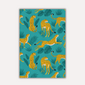 Wildlife Metal Poster - Savara | Animal Wall Art India