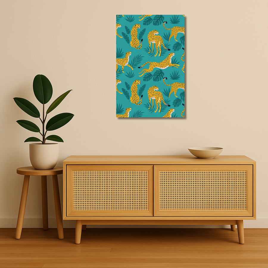 Wildlife Metal Poster - Savara | Animal Wall Art India