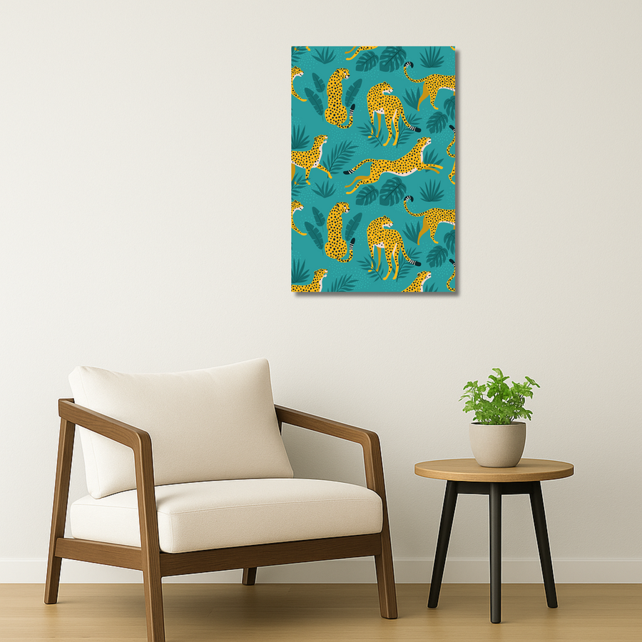 Wildlife Metal Poster - Savara | Animal Wall Art India