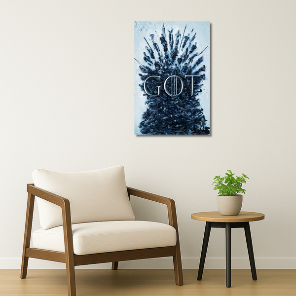 Game of Thrones Metal Poster - ThroneOfMen | TV Series Wall Art India