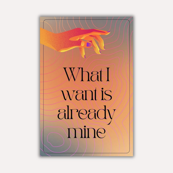 Affirmations Metal Poster - TheClaim | Motivational Wall Art India