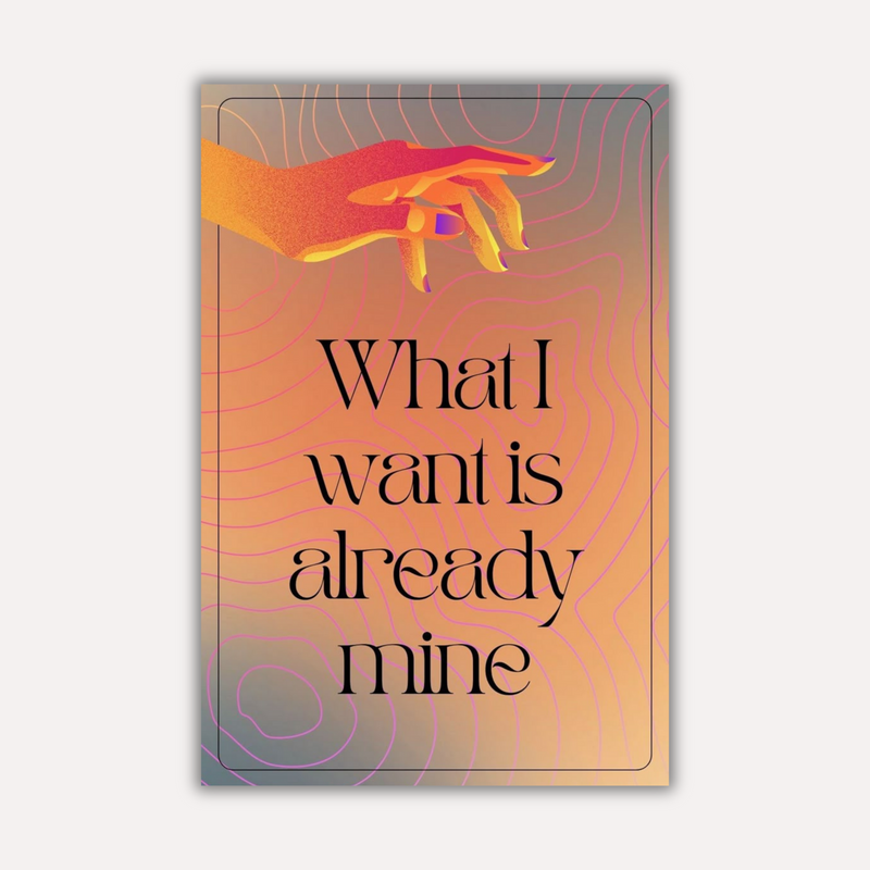 Affirmations Metal Poster - TheClaim | Motivational Wall Art India