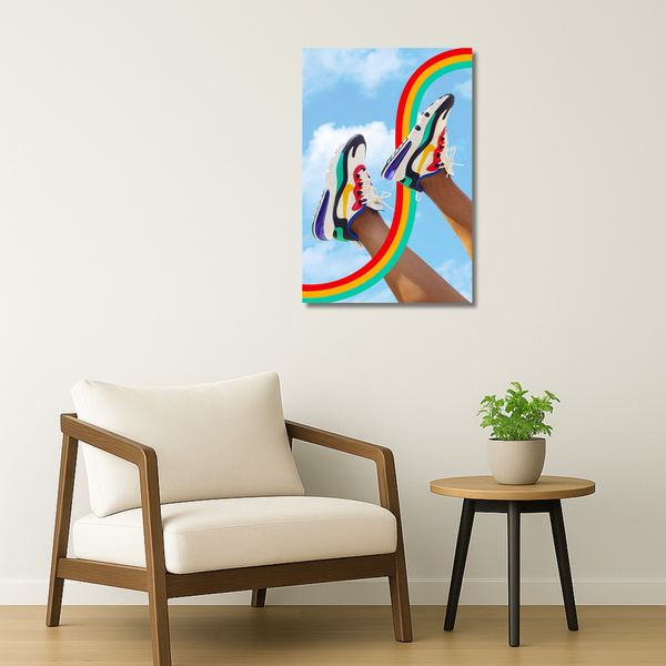 Sneaker Metal Poster - FreshAirs | Street Wall Art India