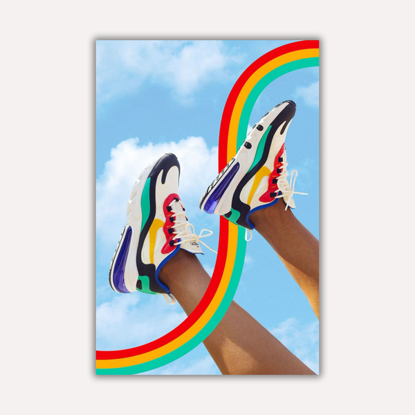 Sneaker Metal Poster - FreshAirs | Street Wall Art India