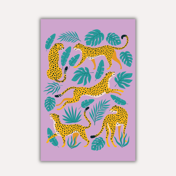 Wildlife Metal Poster - Zavari | Animal Wall Art India