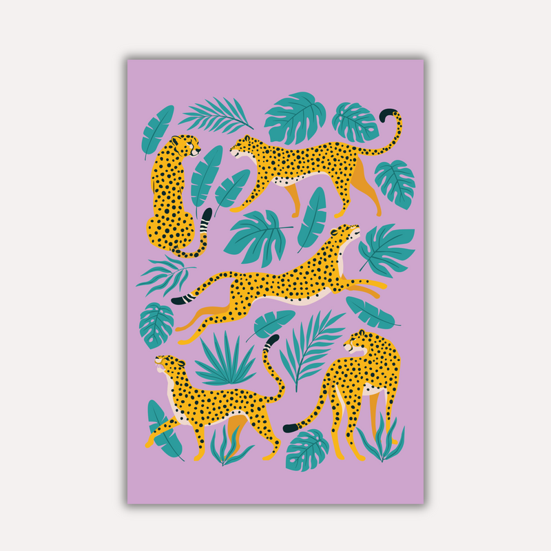 Wildlife Metal Poster - Zavari | Animal Wall Art India