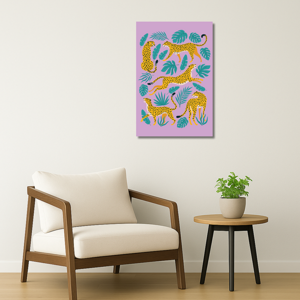 Wildlife Metal Poster - Zavari | Animal Wall Art India