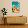 Travel Metal Poster - Colossus | Wanderlust Wall Art India