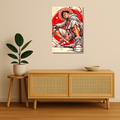 One Piece Metal Poster - One Kick Piece | Anime Wall Art India