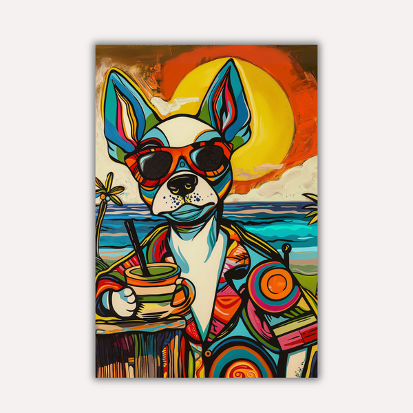 Wildlife Metal Poster - Sundoggo | Animal Wall Art India