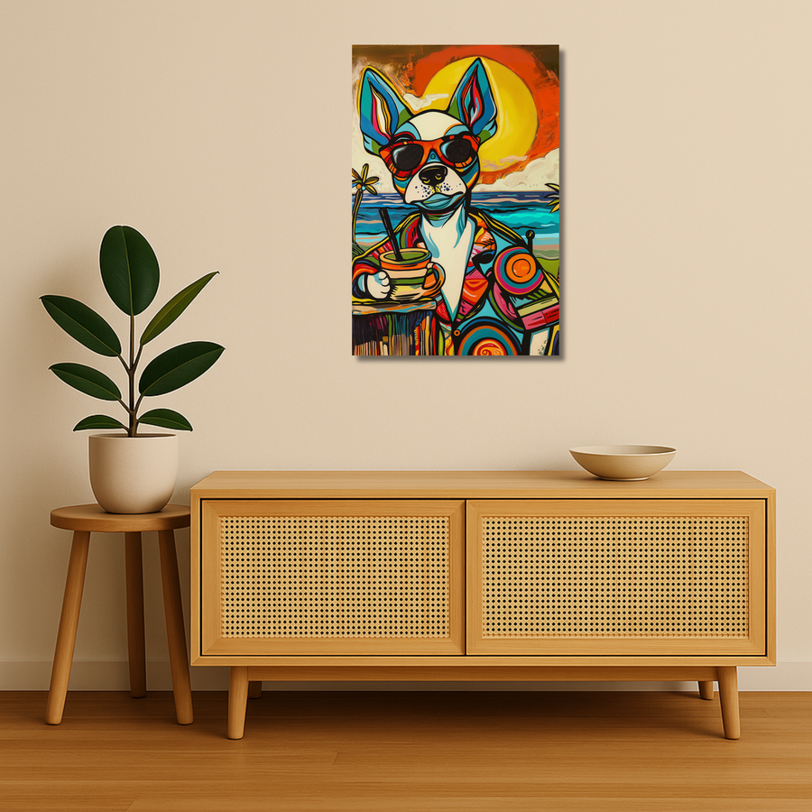 Wildlife Metal Poster - Sundoggo | Animal Wall Art India