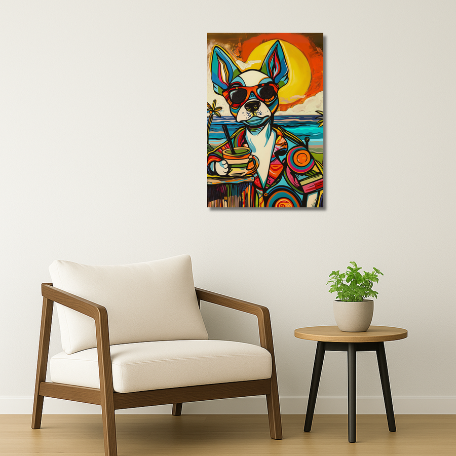 Wildlife Metal Poster - Sundoggo | Animal Wall Art India