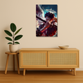 Jujutsu Kaisen Metal Poster - Ethereal Clash | Anime Wall Art India