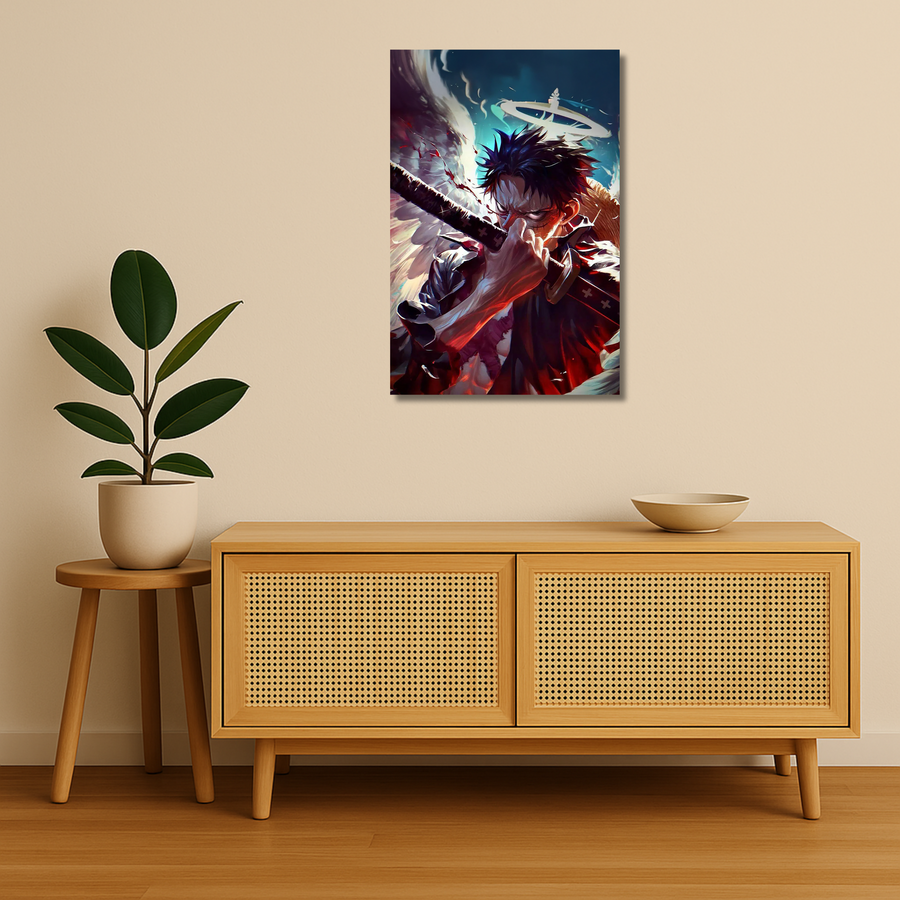 Jujutsu Kaisen Metal Poster - Ethereal Clash | Anime Wall Art India