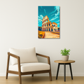 Travel Metal Poster - Colossus | Wanderlust Wall Art India