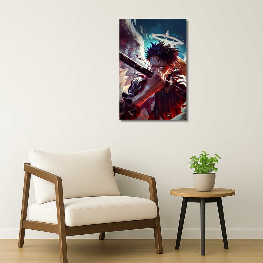 Jujutsu Kaisen Metal Poster - Ethereal Clash | Anime Wall Art India