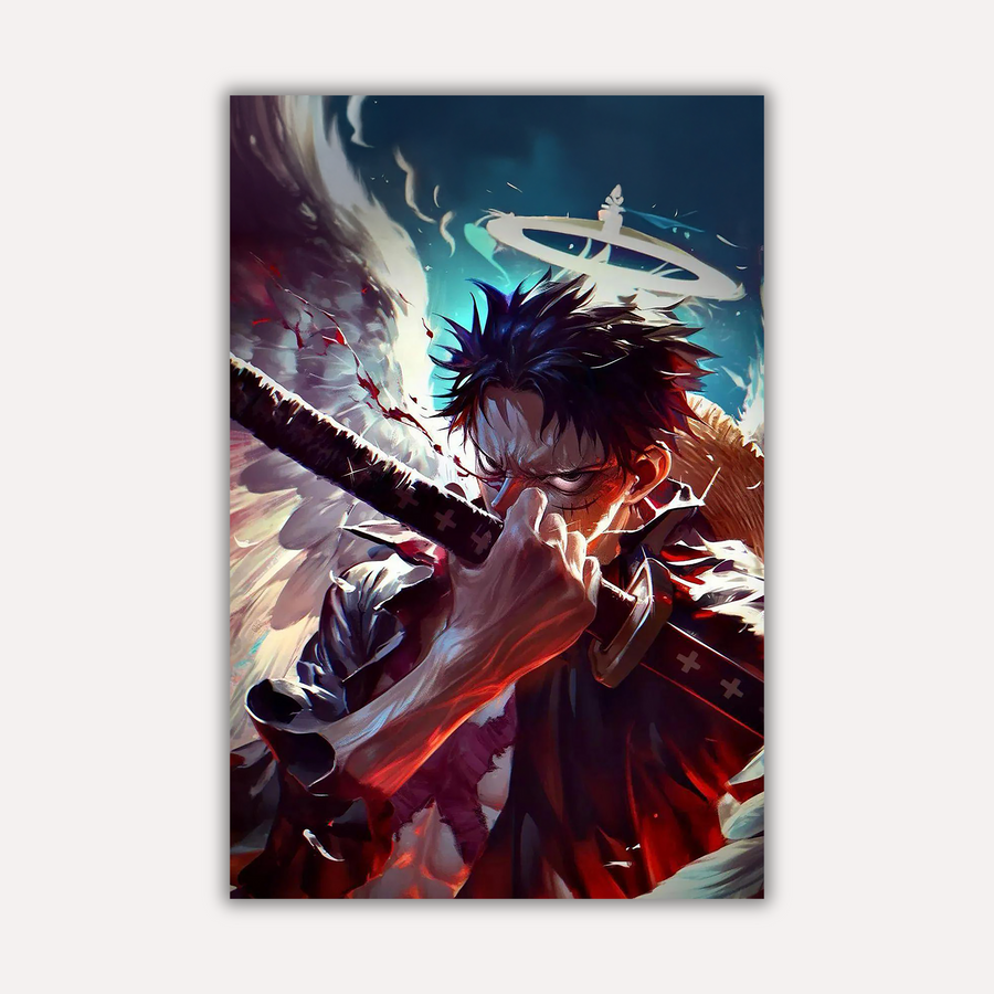 Jujutsu Kaisen Metal Poster - Ethereal Clash | Anime Wall Art India