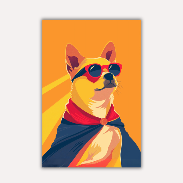 Wildlife Metal Poster - Solpaw | Animal Wall Art India
