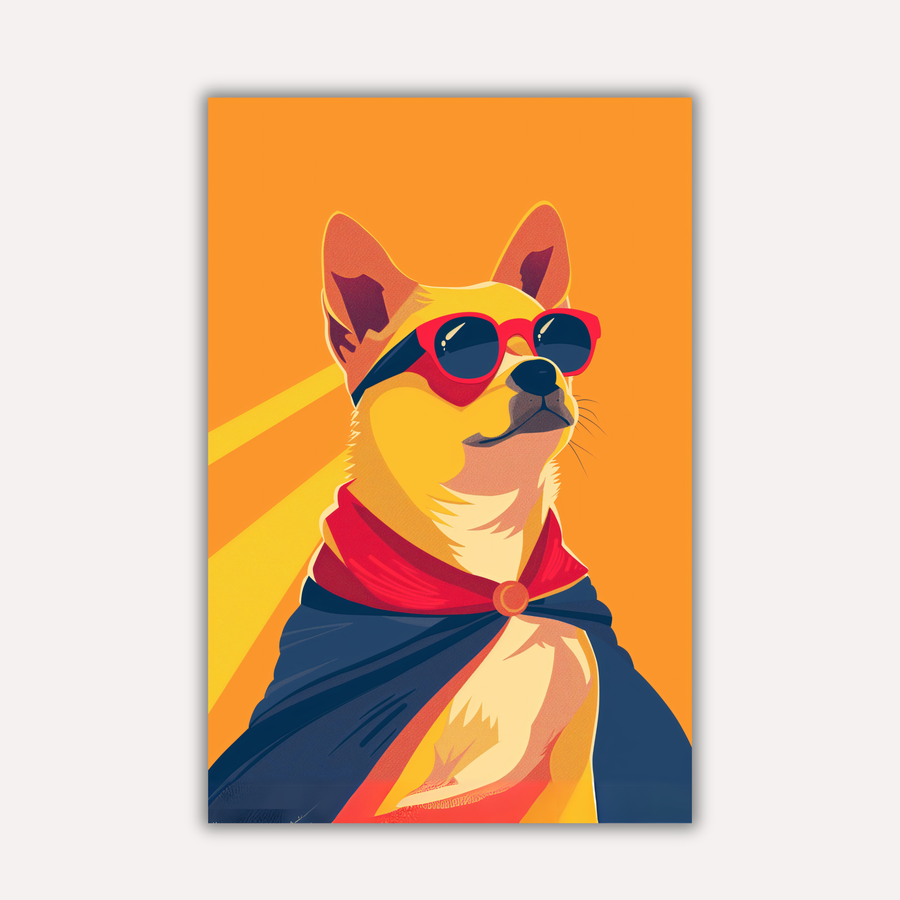 Wildlife Metal Poster - Solpaw | Animal Wall Art India