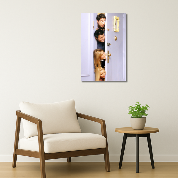 Friends TV Show Metal Poster - ThePurpleDoor | Wall Art India