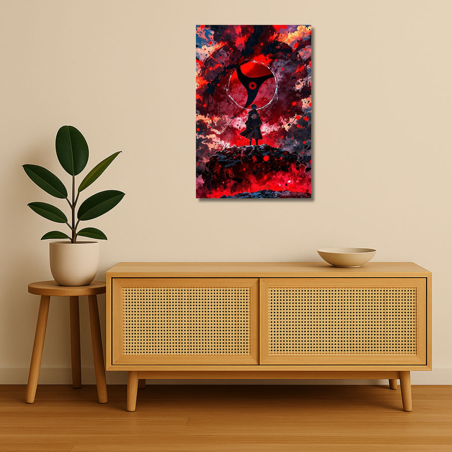 Mangekyō Veil Wall Poster | Naruto Metal Poster