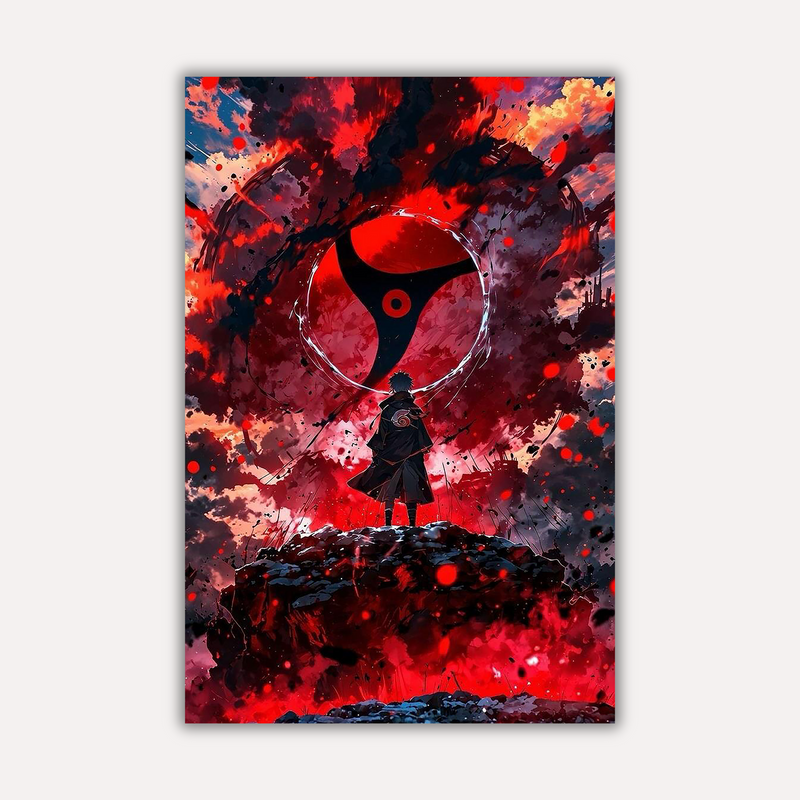 Mangekyō Veil Wall Poster | Naruto Metal Poster