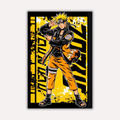 Naruto Metal Poster - Uzumaki Swag Wall Décor - Naruto Metal Poster | Anime Wall Art India