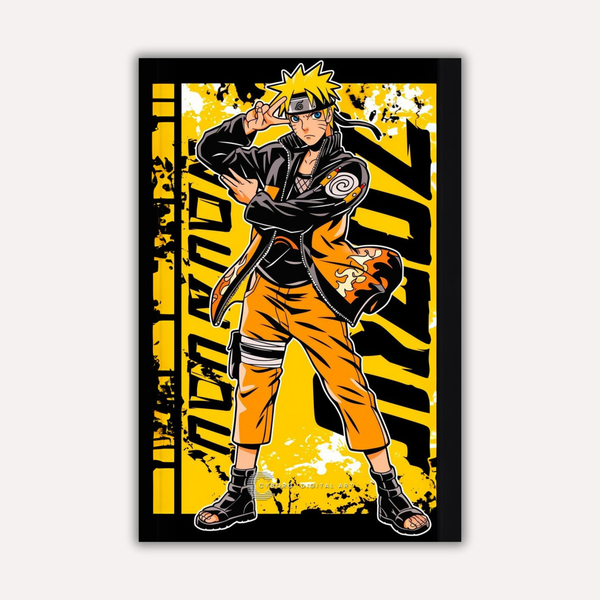 Naruto Metal Poster - Uzumaki Swag Wall Décor - Naruto Metal Poster | Anime Wall Art India