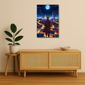 Moonlit Resolve Metal Wall Art | Naruto Metal Poster