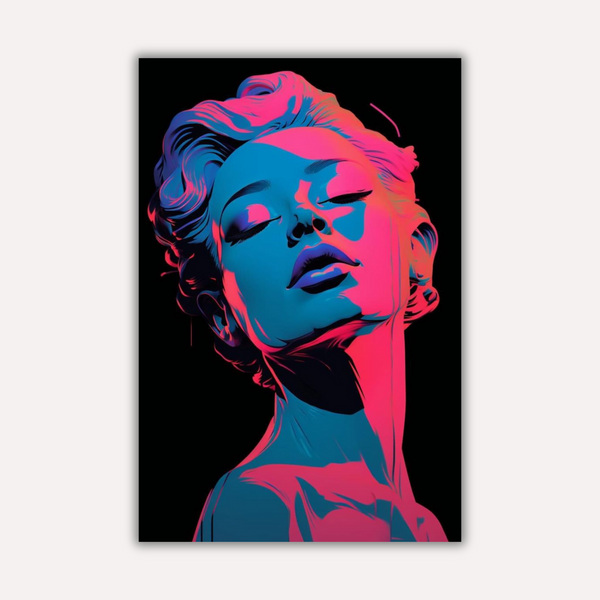 Pop Art Metal Poster - Iconique | Aesthetic Wall Art India