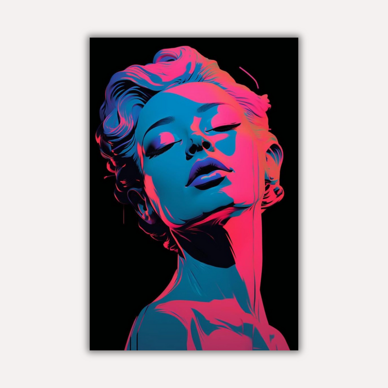 Pop Art Metal Poster - Iconique | Aesthetic Wall Art India