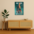 One Piece Metal Poster - Santoryu Spirit | Anime Wall Art India