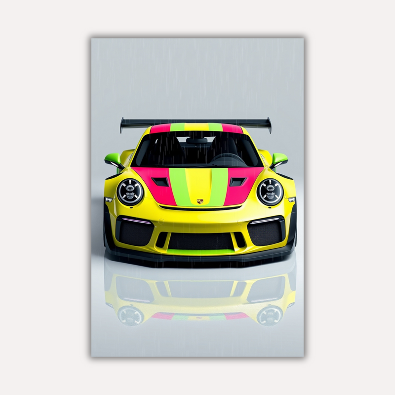Cars Metal Poster - FlashDrive | Car Wall Art India