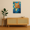 Wildlife Metal Poster - Meowgogh | Animal Wall Art India