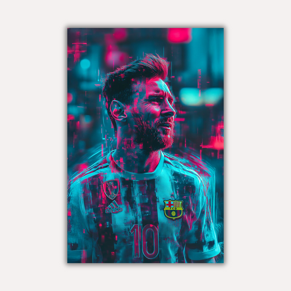 Neon GOAT | Metal Wall Art Poster India