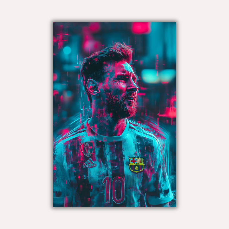 Neon GOAT | Metal Wall Art Poster India