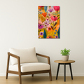 Floral Metal Poster - Bloomfield | Aesthetic Wall Art India