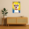 Cat Metal Poster - ShockCat | Animal Wall Art India