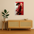 One Piece Metal Poster - Red Emperor | Anime Wall Art India